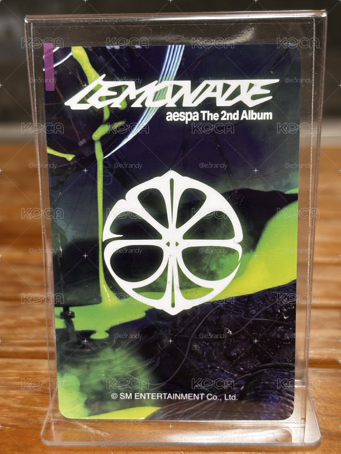 Giselle LEMONADE KM 幸運卡 