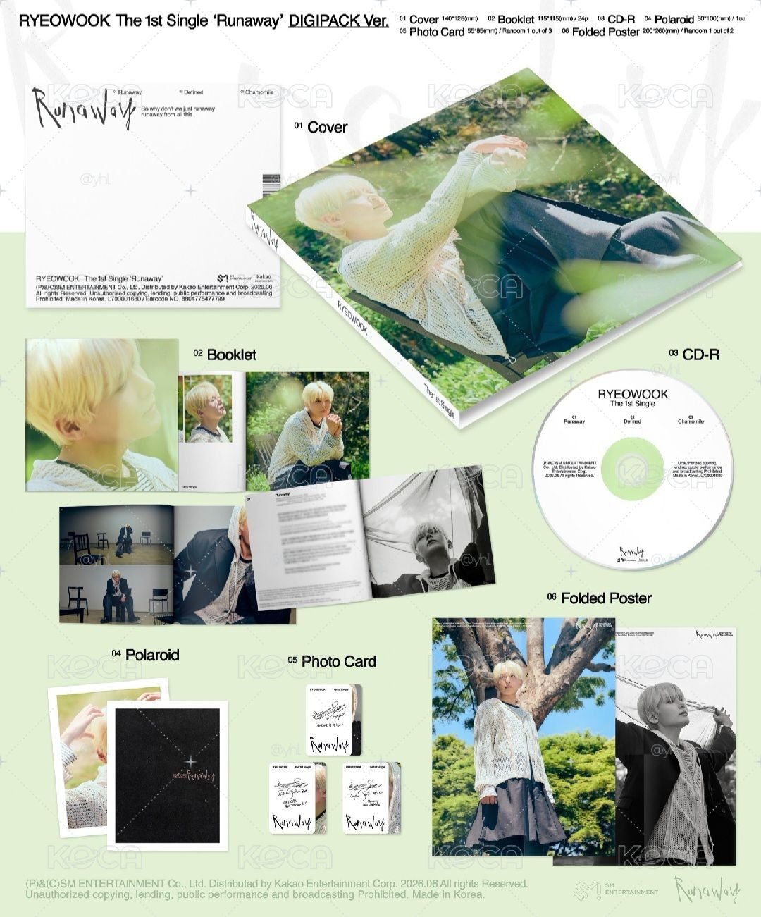 厲旭 1st單曲 (DIGIPACK ver.) 