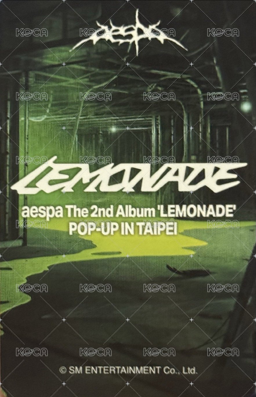 LEMONADE 滿額卡 台北快閃 背面