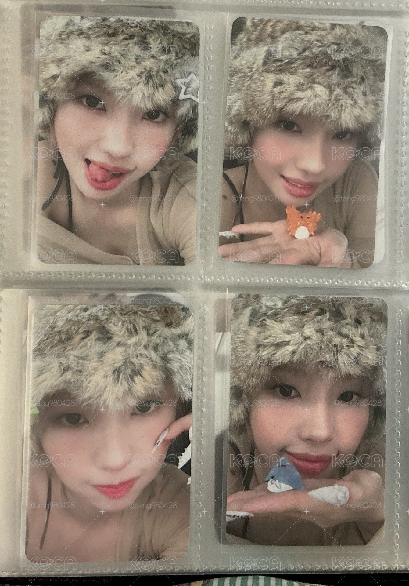 idle娟卡雪帽組