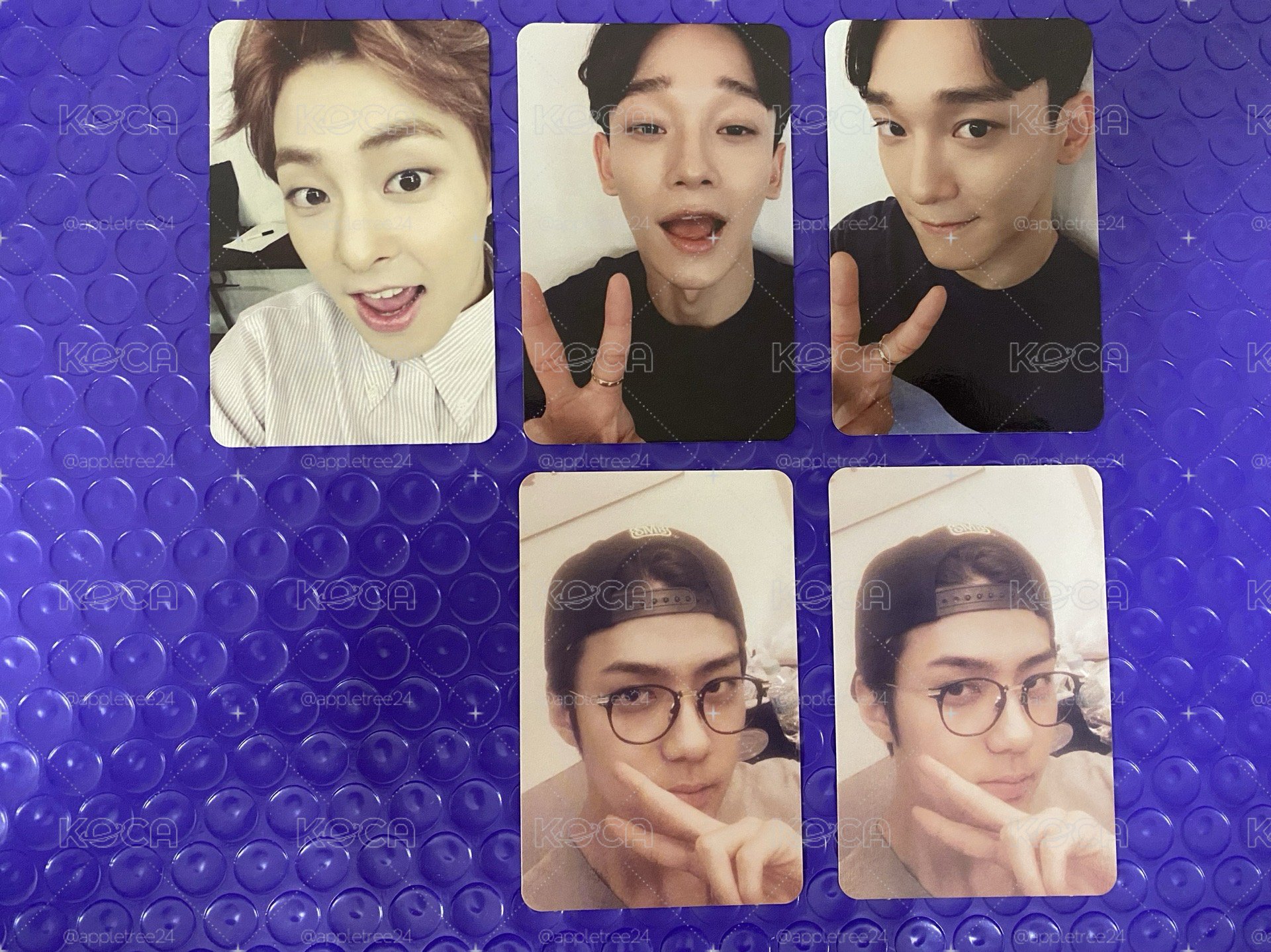 EXO EX’ACT XIUMIN CHEN SEHUN 專輯小卡