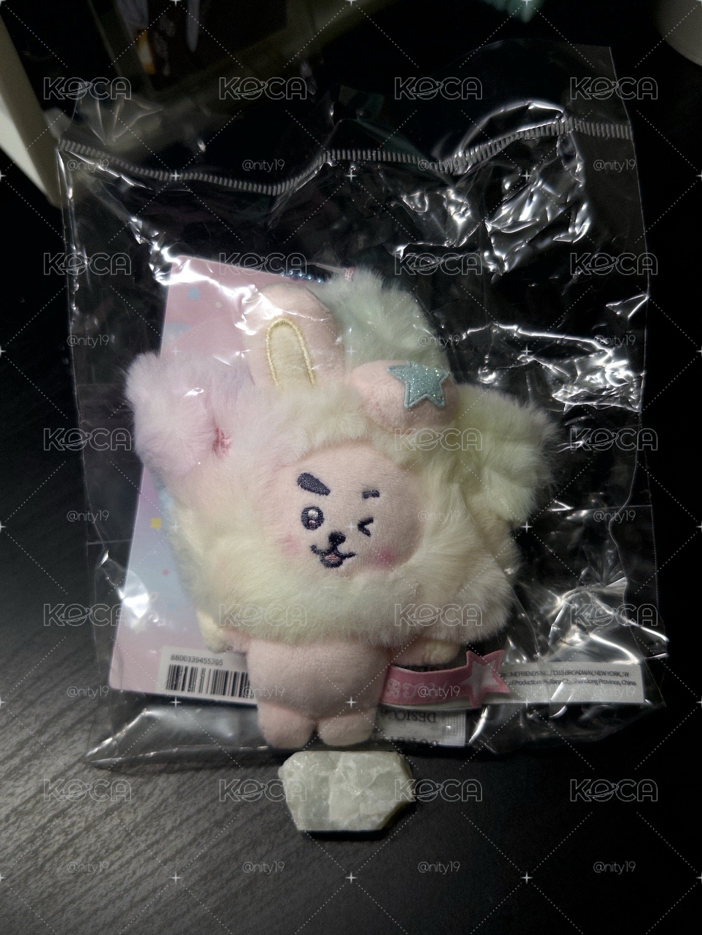 （現貨）COOKY 星星兔子吊飾~