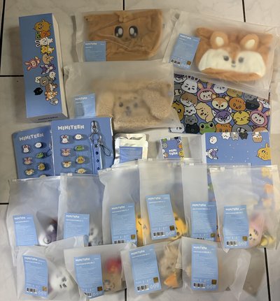 SEVENTEEN 官方 MINITEEN HOUSE PARTY 娃娃吊飾 卡冊 貼紙 吊飾