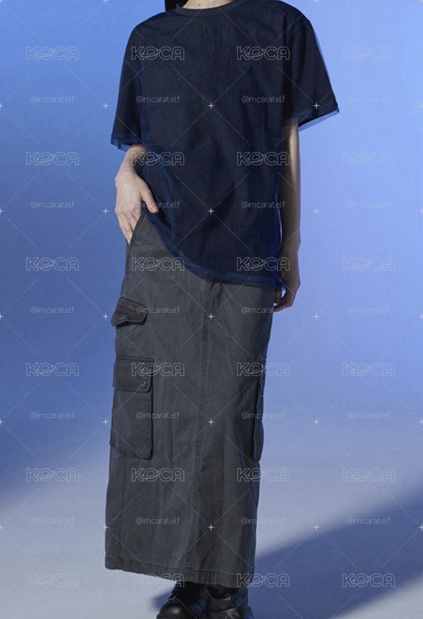 DxS日本限定藍色網紗T（全新未拆）