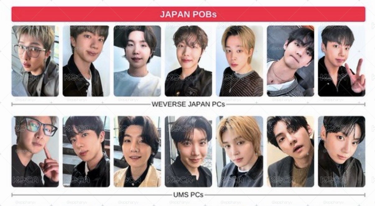 BTS / ARIRANG WEVERSE JAPAN & 環球 預售特典 日咖 JPFC UMS