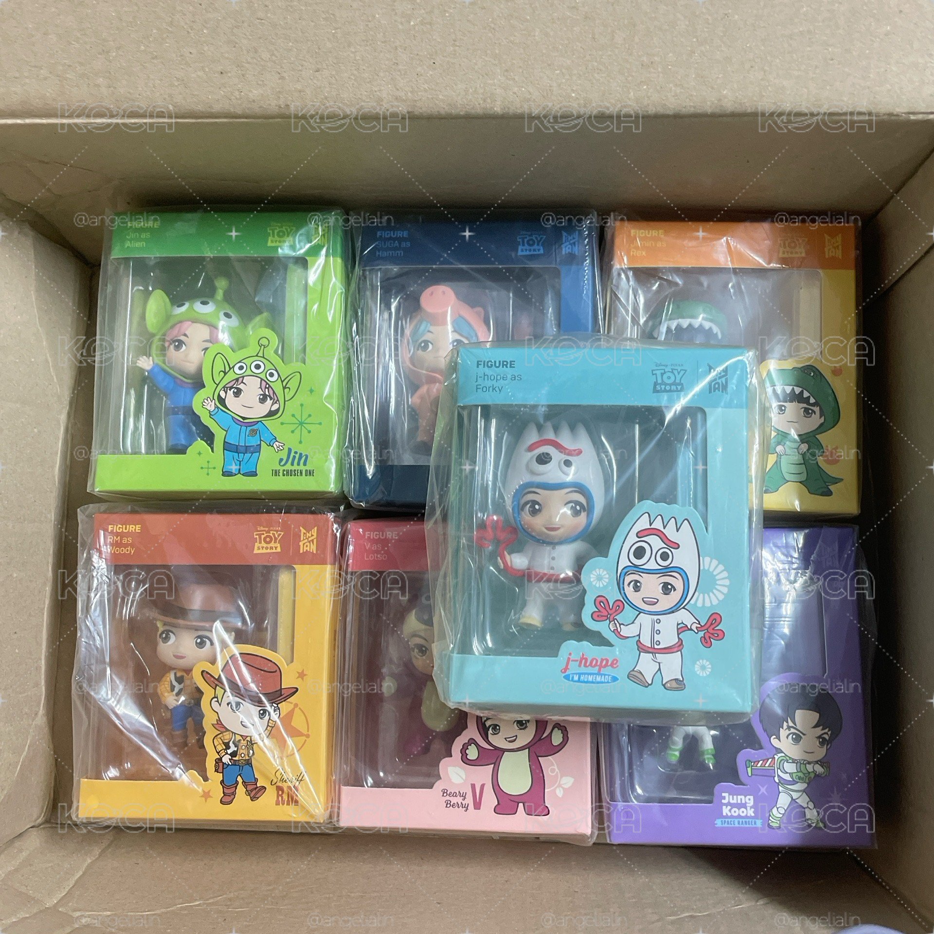 【TinyTAN x Toy Story】玩具總動員 聯名公仔（1套7隻）