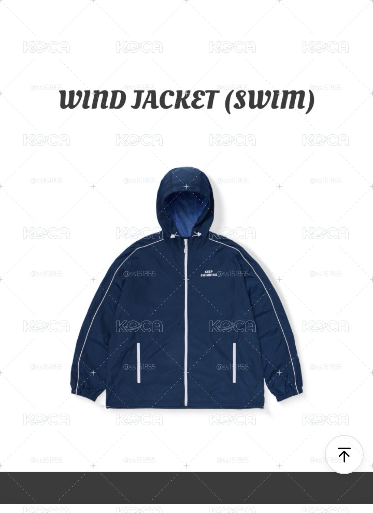 SWIM M號 wind jacket
