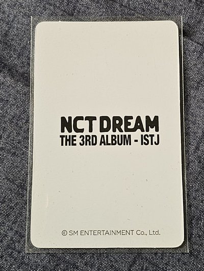 NCT DREAM ISTJ CHENLE 