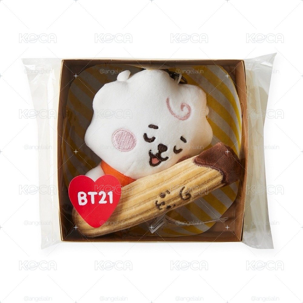 【BT21】絨毛鑰匙圈（甜點系列）RJ 吉拿棒
