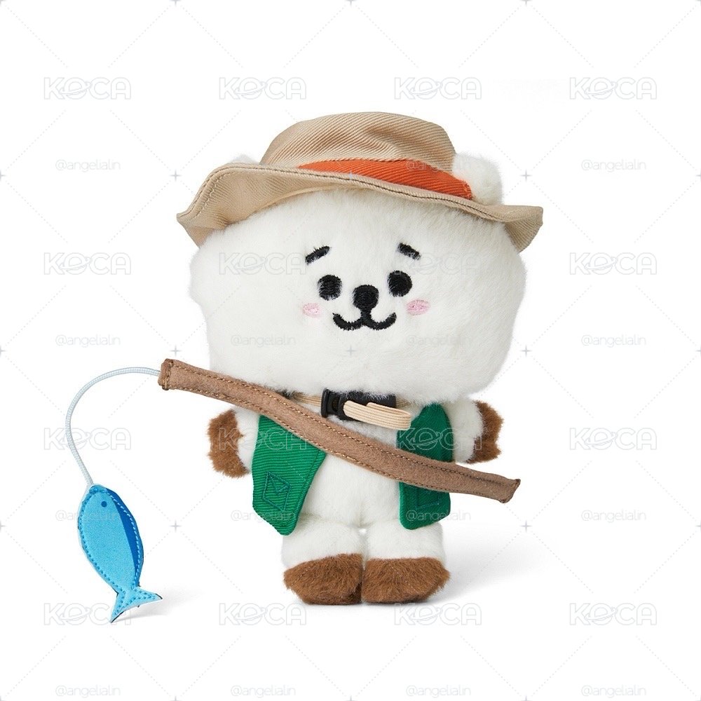 【BT21】絨毛玩偶(露營系列)二代 RJ 釣魚