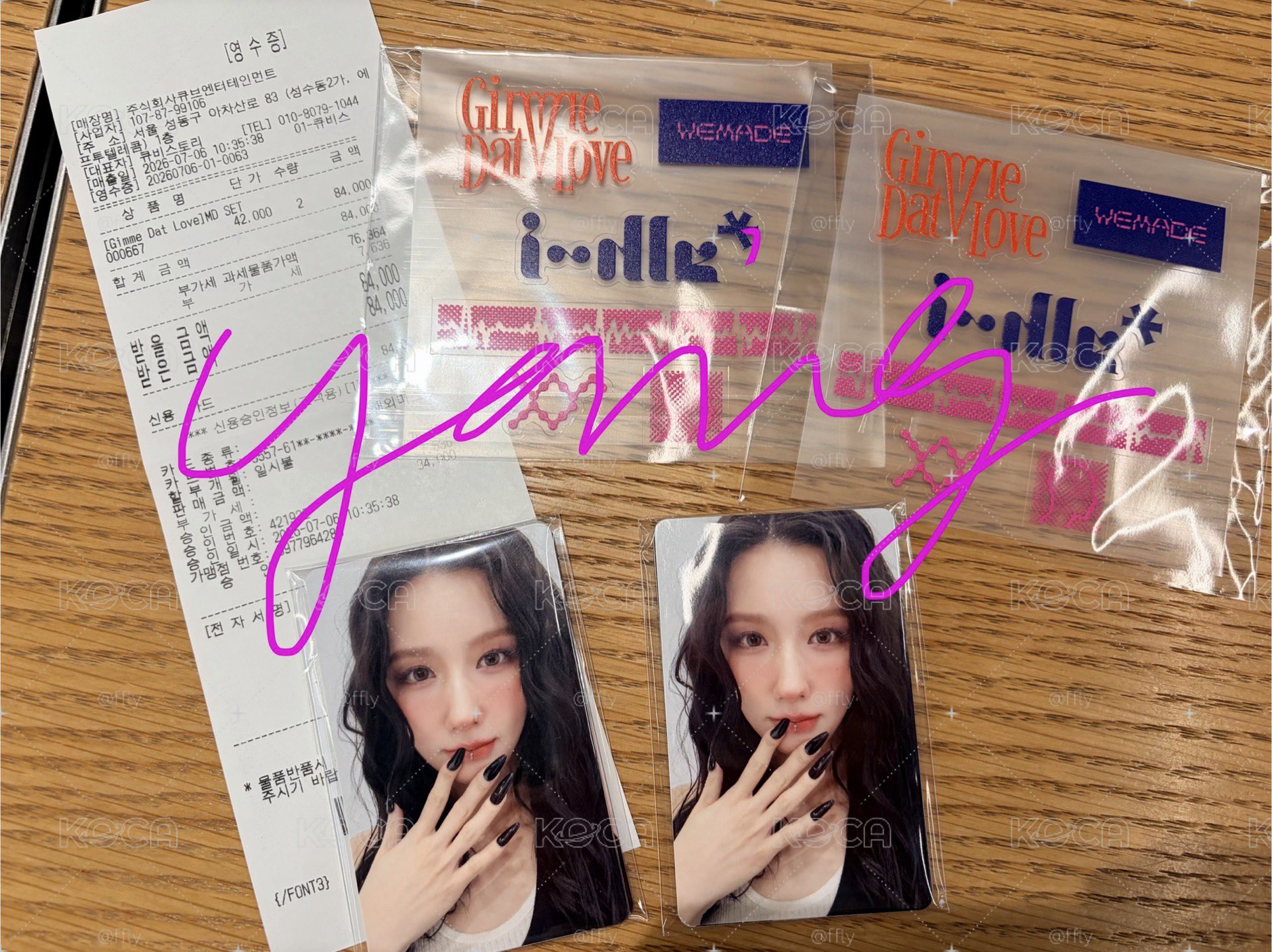 I-dle 迷九 MD set 單卡拆賣
