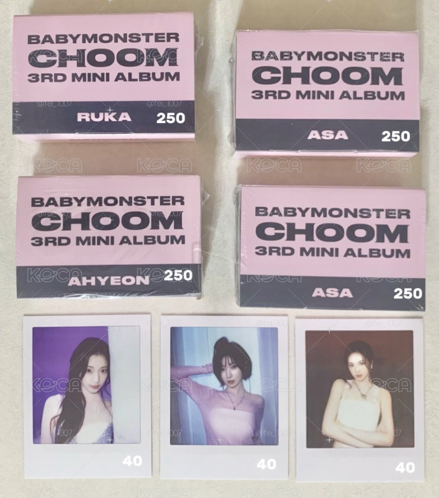 -Babymonster Choom 娃專、拍立得-