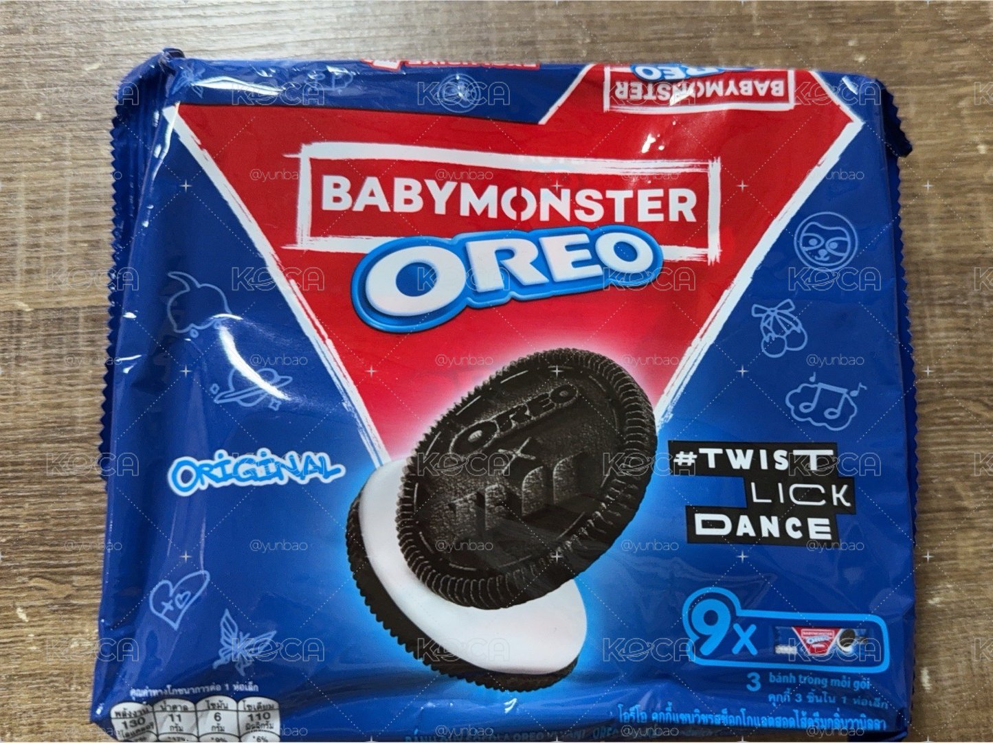 Babymonster Oreo聯名5盒！