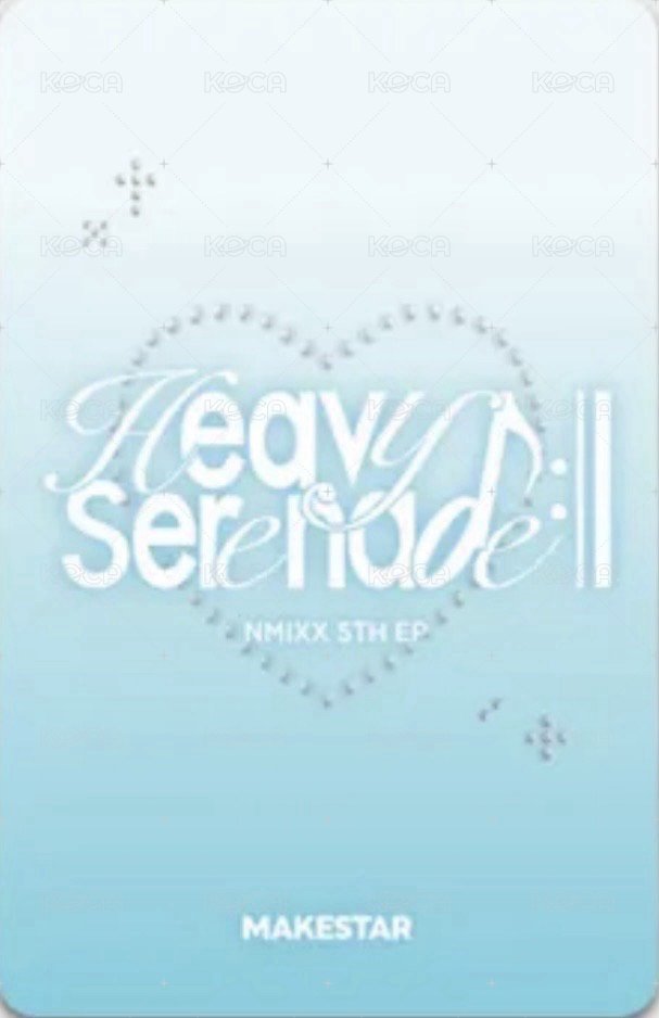 Heavy Serenade ms 7.0 當日造型 ver. 抽選卡  背面