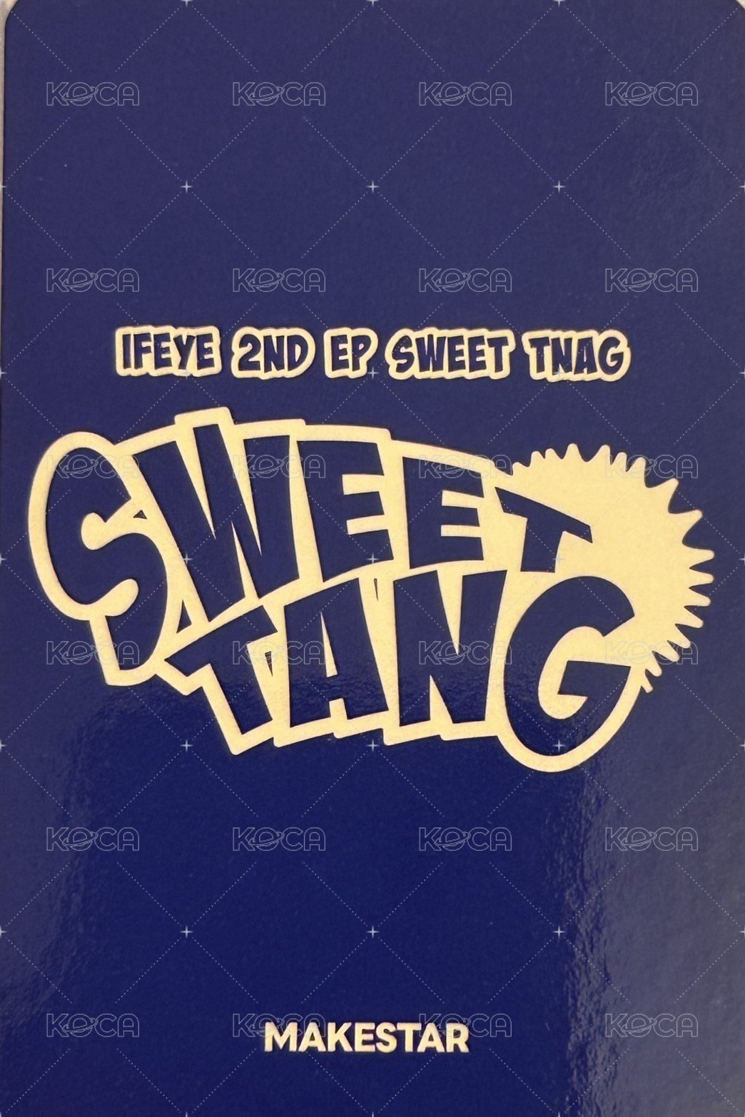 sweet tang ms 線上/線下 抽選卡  背面