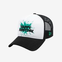 A-FRAME TRUCKER BALLCAP WHITE BLACK