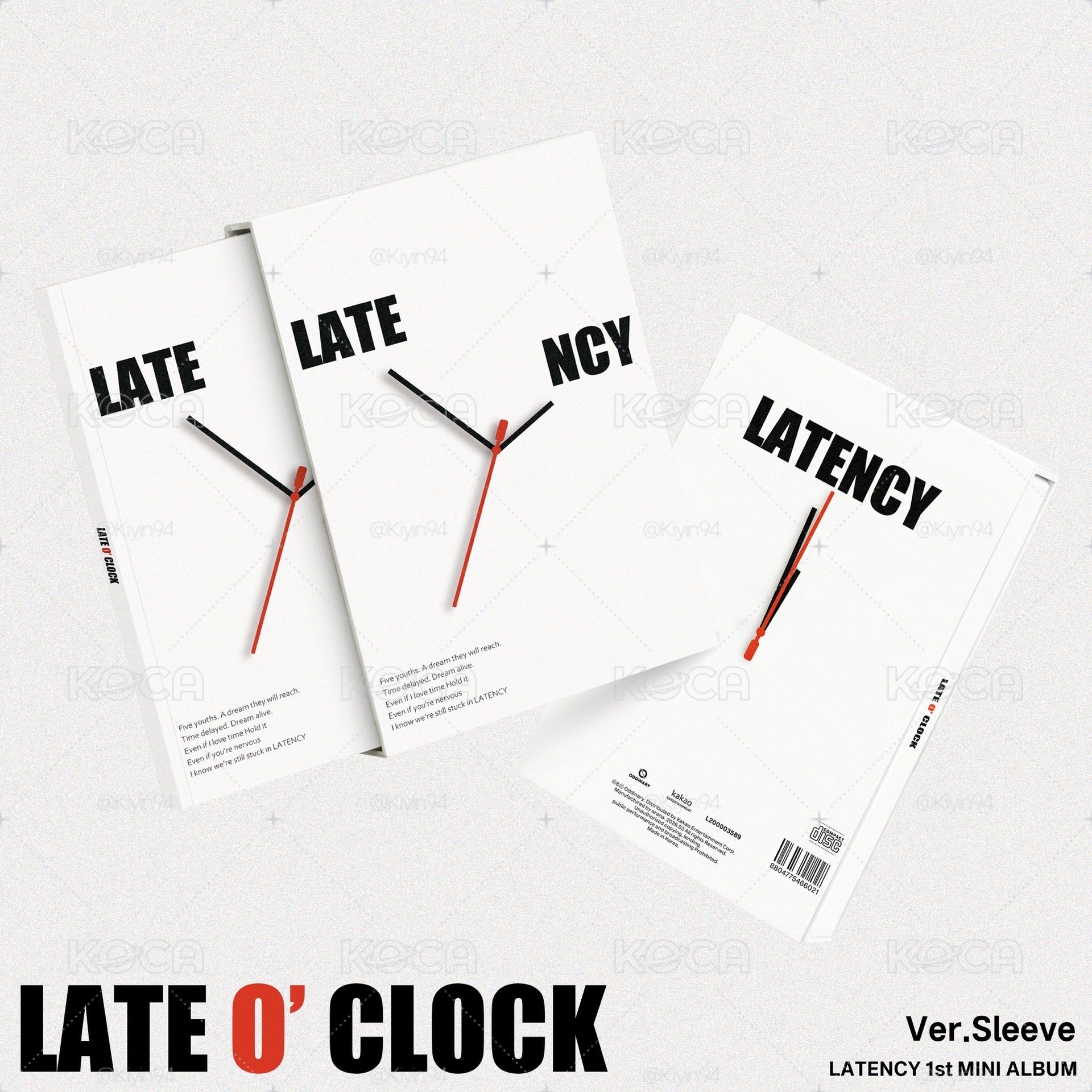 非現 代友出 LATENCY專輯 Sleeve ver.