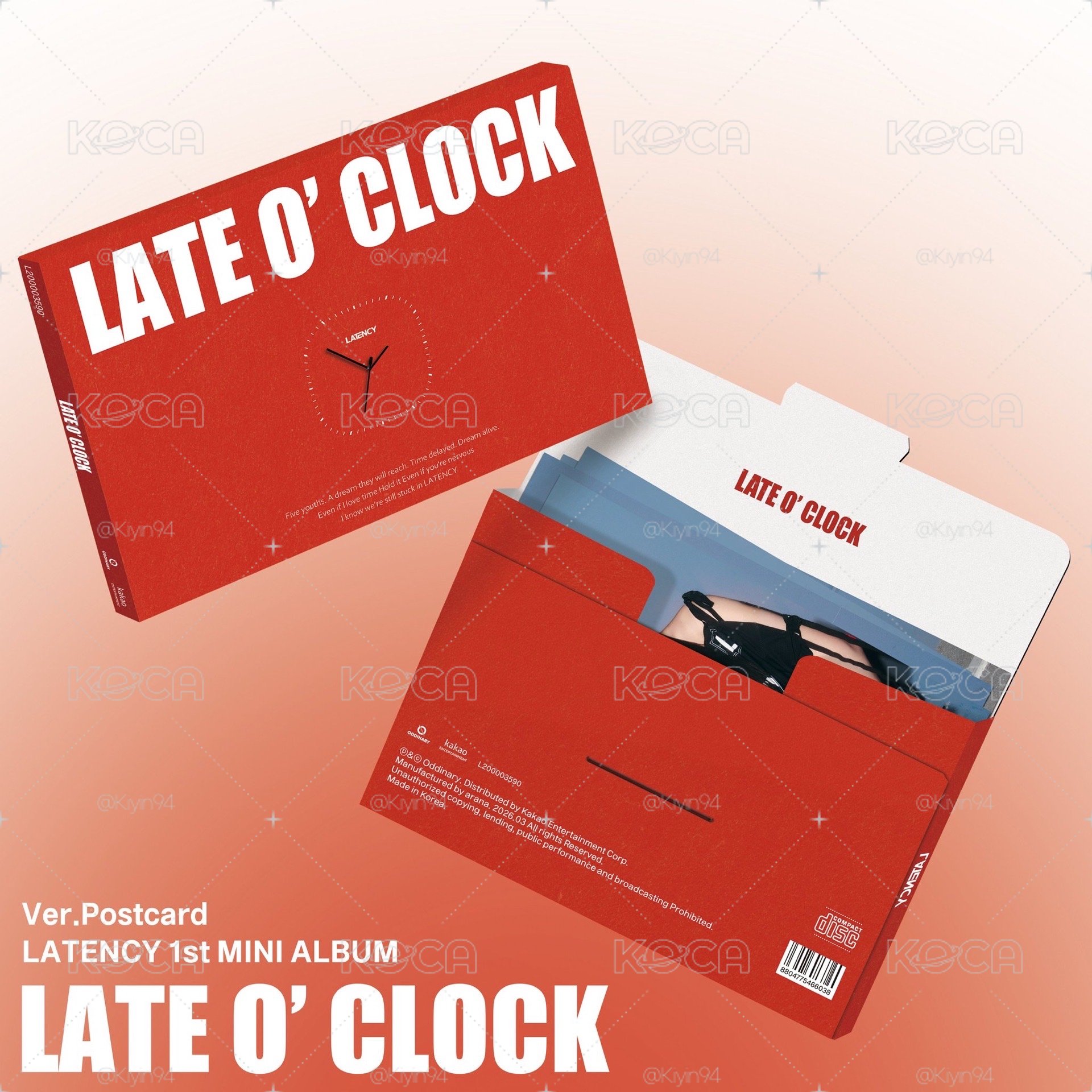非現 代友出 LATENCY專輯空專 Postcard ver.