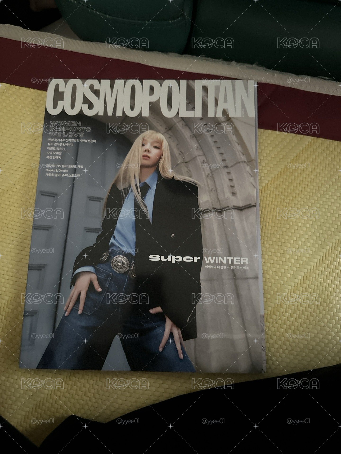 Aespa winter 雜誌 COSMOPOLITAN2024-10C