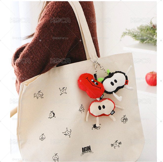 JIN / IGIN FRIENDS Appuri 蘋果毛絨吊飾