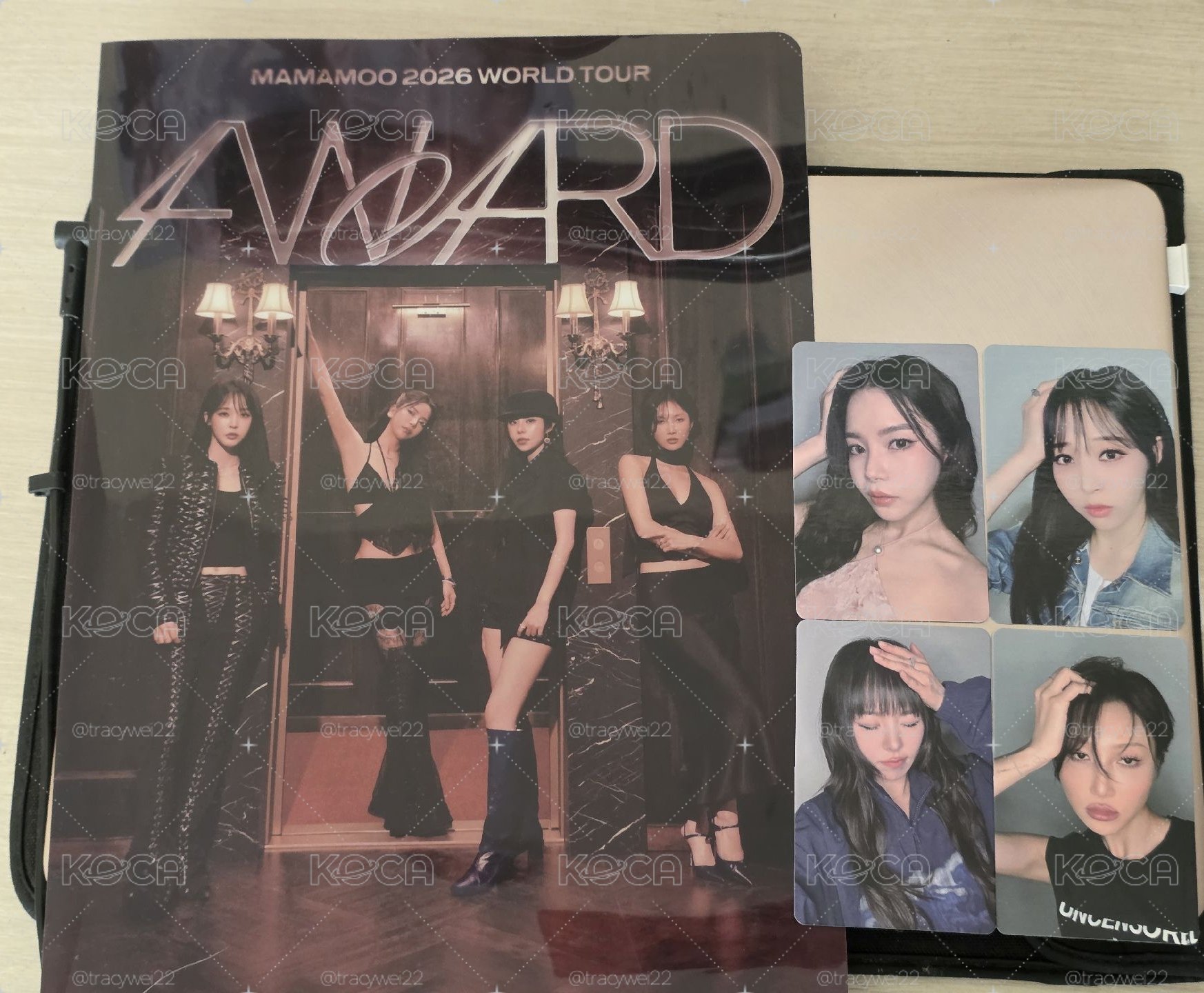 MAMAMOO 2026 World Tour 高雄場入場卡+資料夾