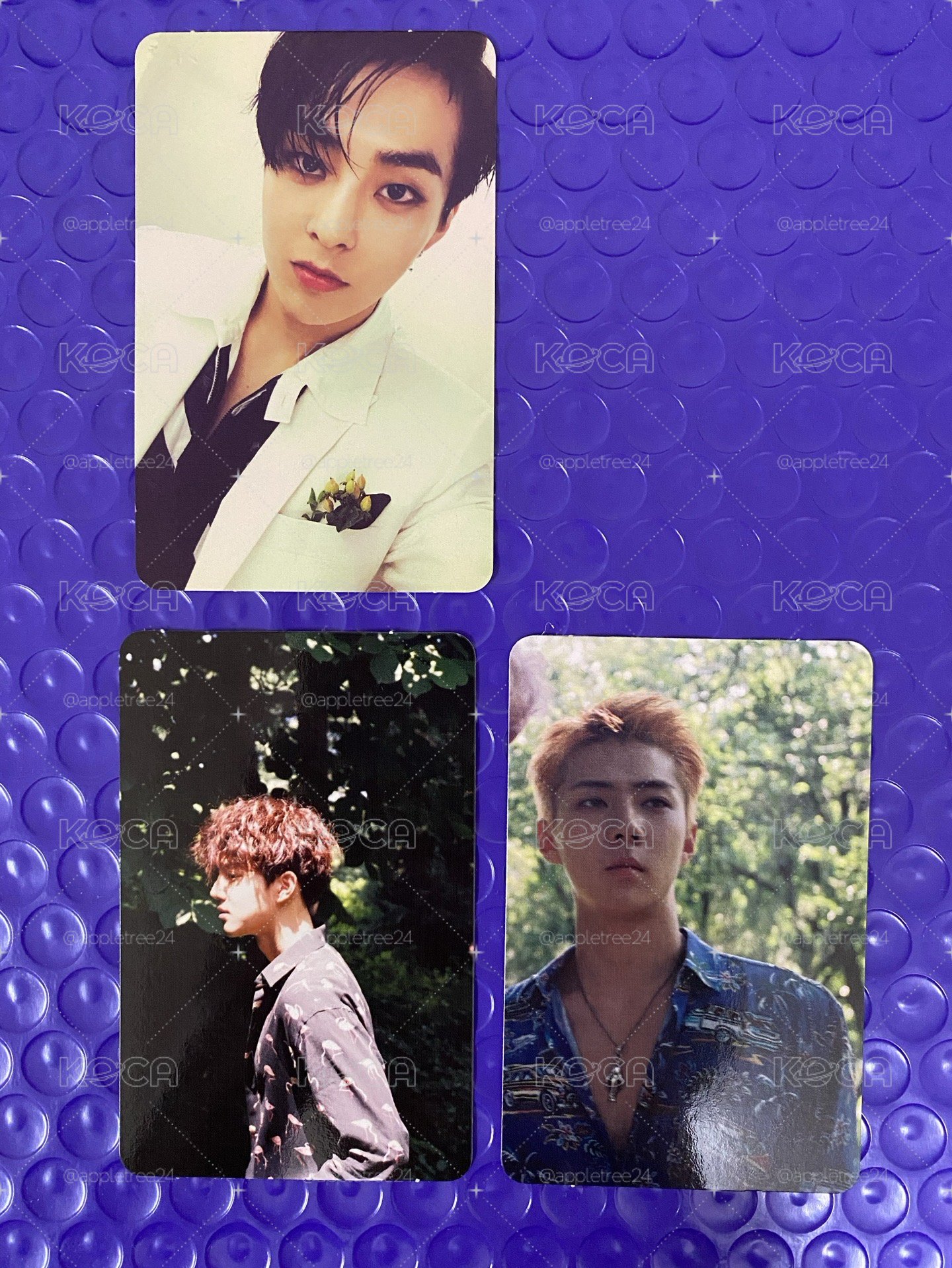 EXO KOKOBOP THE WAR XIUMIN SUHO SEHUN 專輯小卡