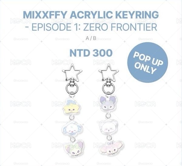 MIXFFY ACRYLIC KEYRING