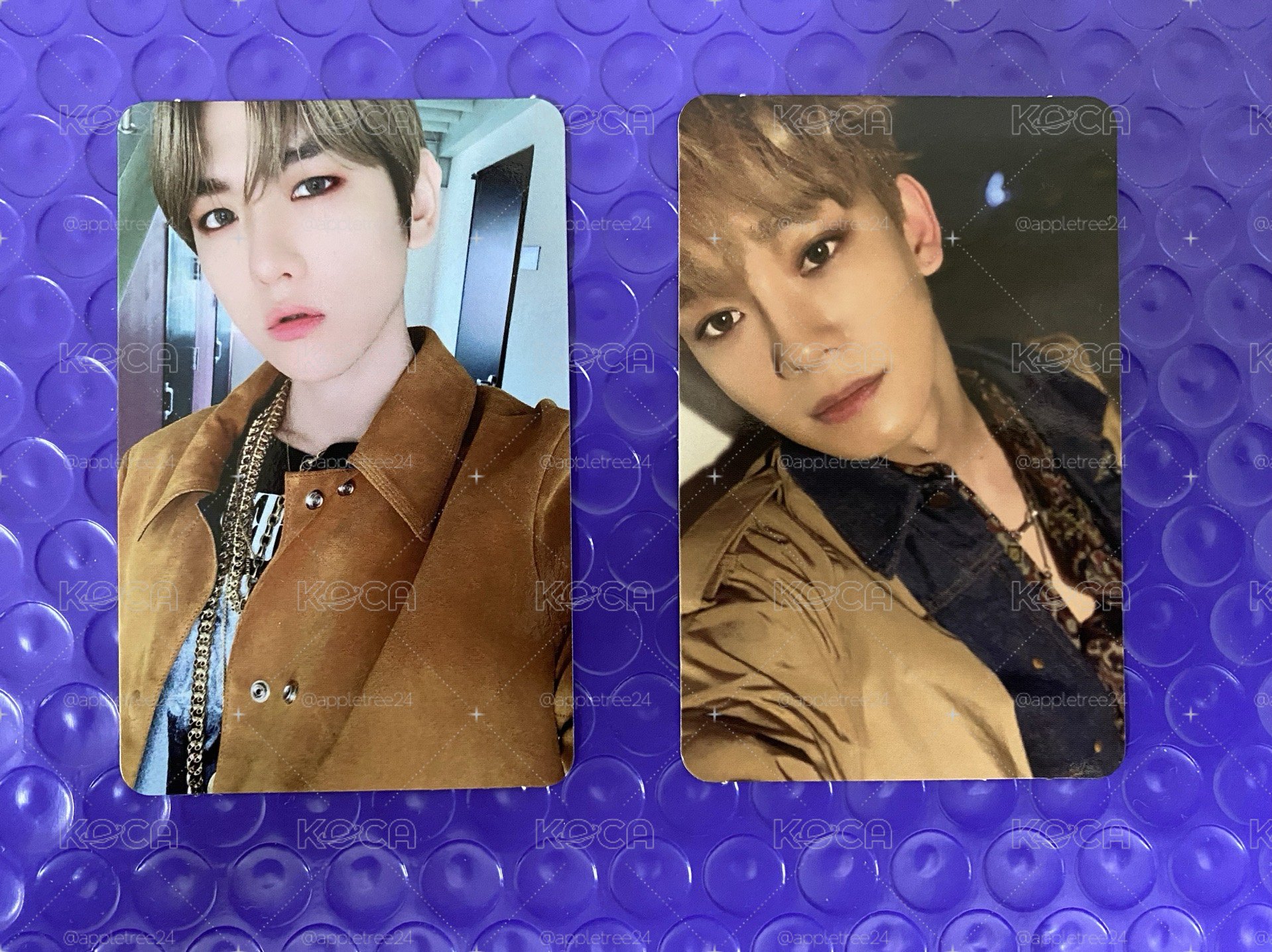 EXO TEMPO BAEKHYUN CHEN 專輯小卡