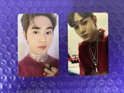 EXO LOVE SHOT SUHO CHEN 專輯小卡