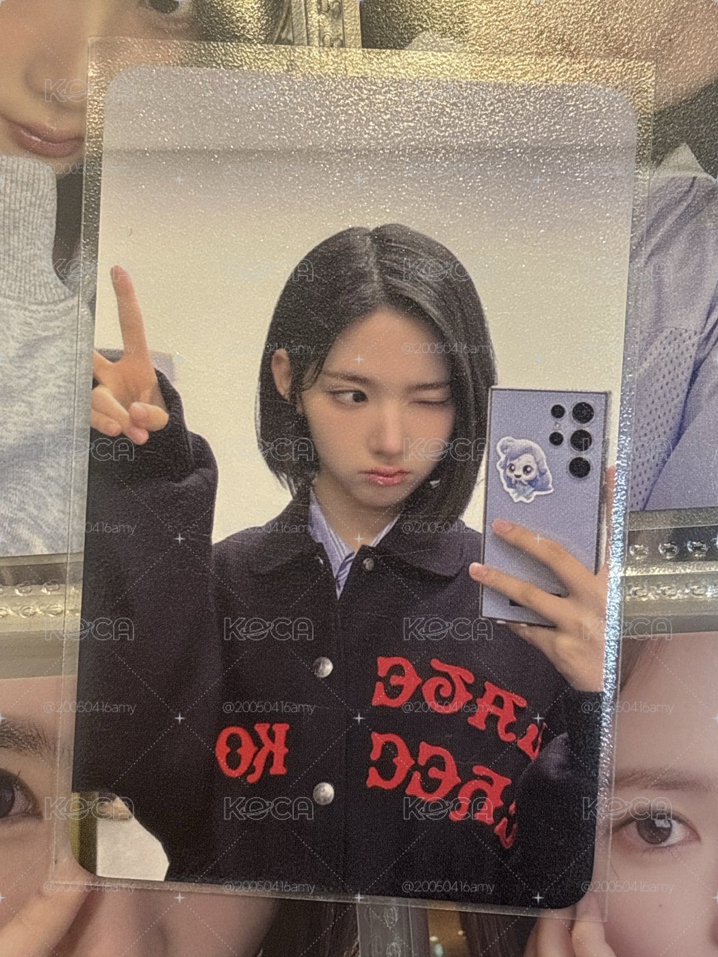 Jiwoo 單一 k4 簽售卡 