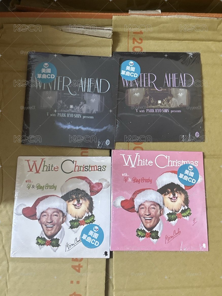 BTS V WHITE XMAS CD *Winter Ahead CD 