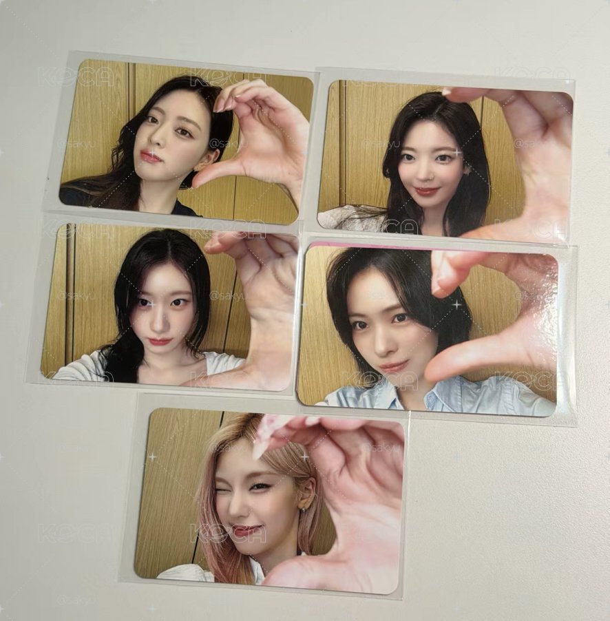 非現 Itzy Motto 簽售卡 一套