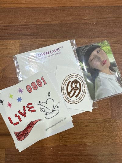 Red Velvet Wendy 2022 SMCU 紋身貼紙 小卡