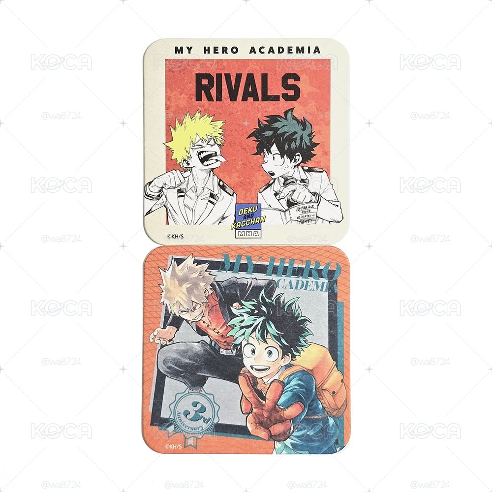 我的英雄學院 綠谷＆爆豪 藝術杯墊 RIVALS