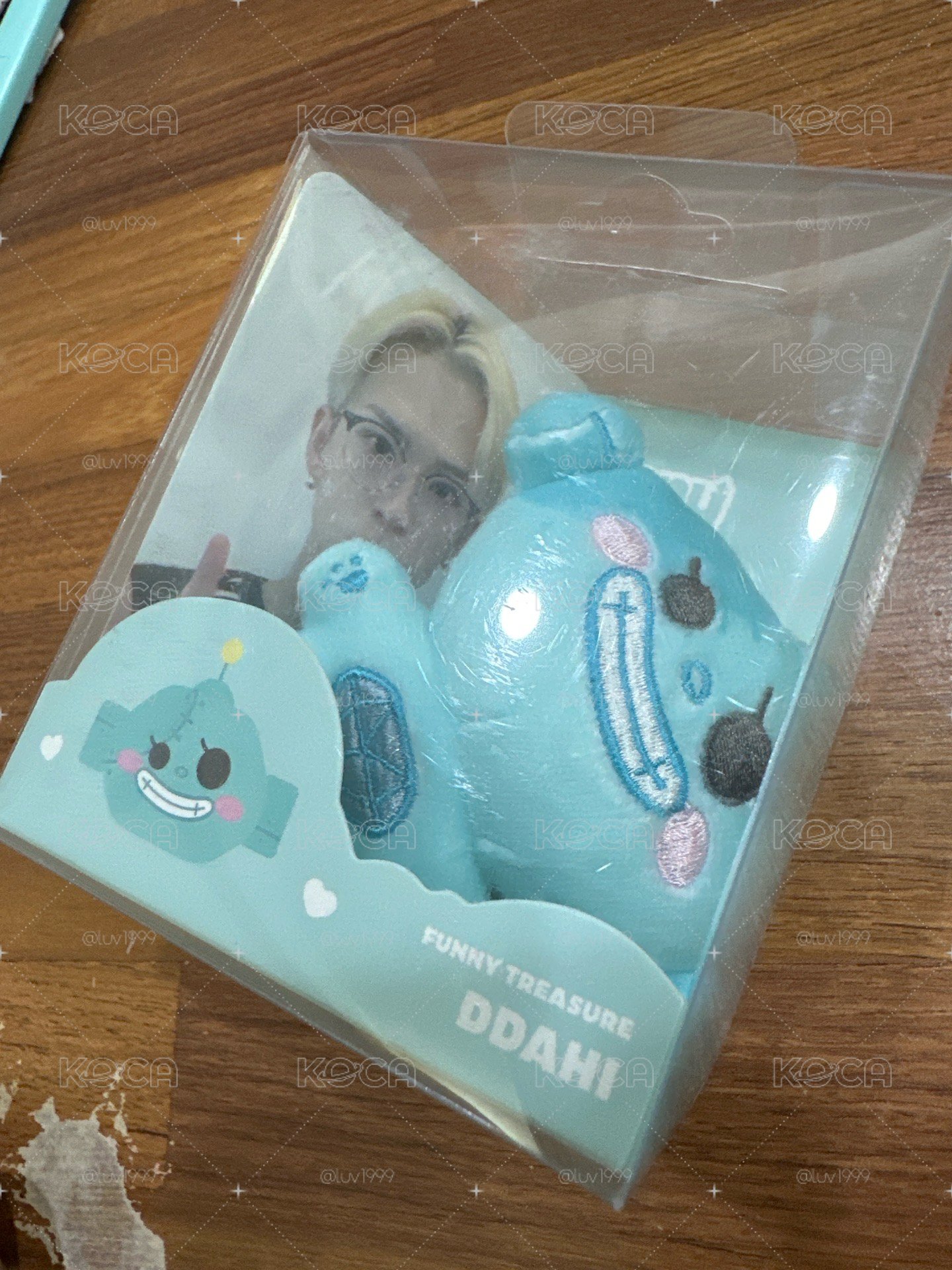 TREASURE ASAHI DDAHI 娃娃鑰匙圈 小卡 FUNNY TREASURE 