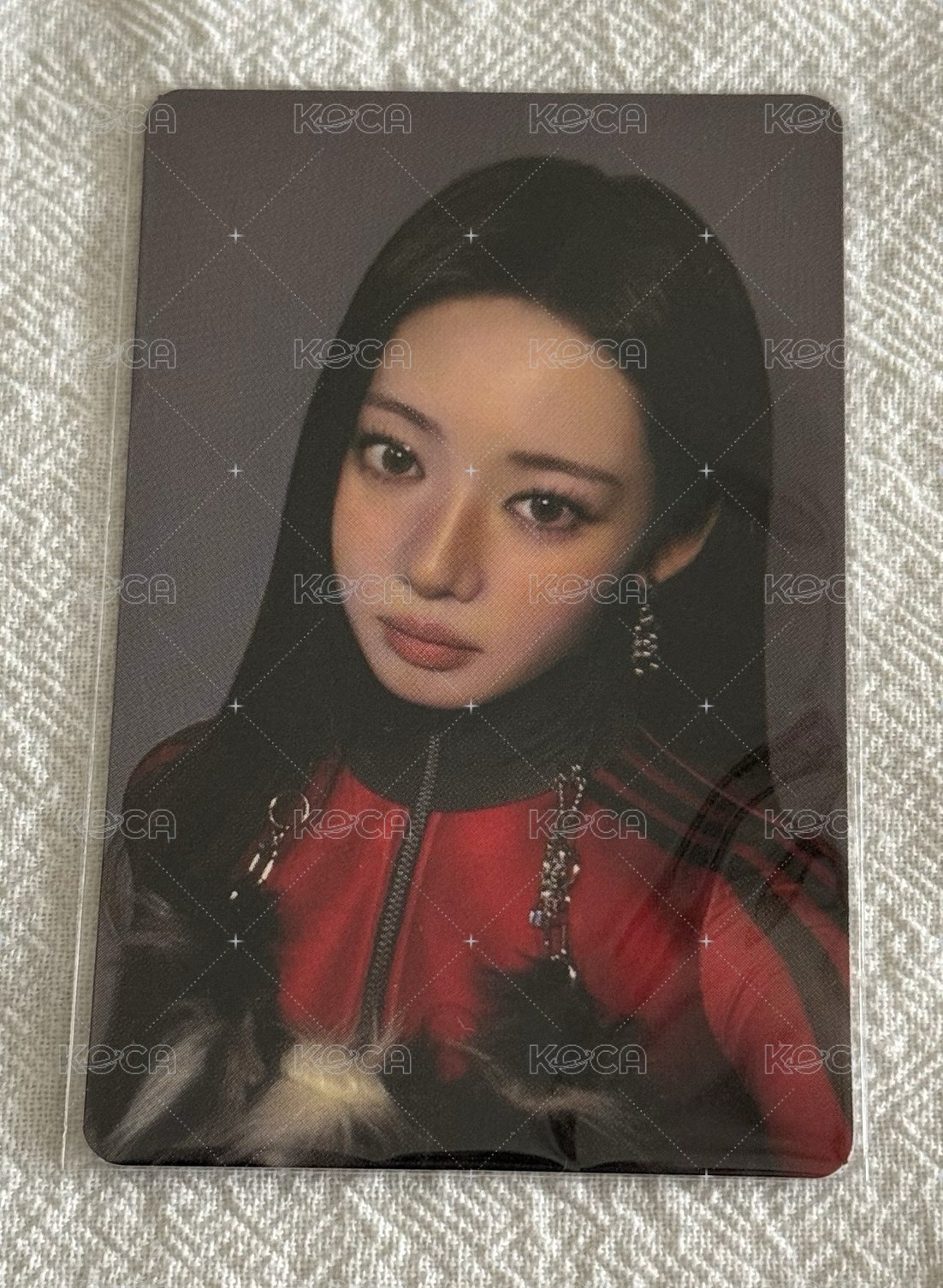 紅球吊飾卡