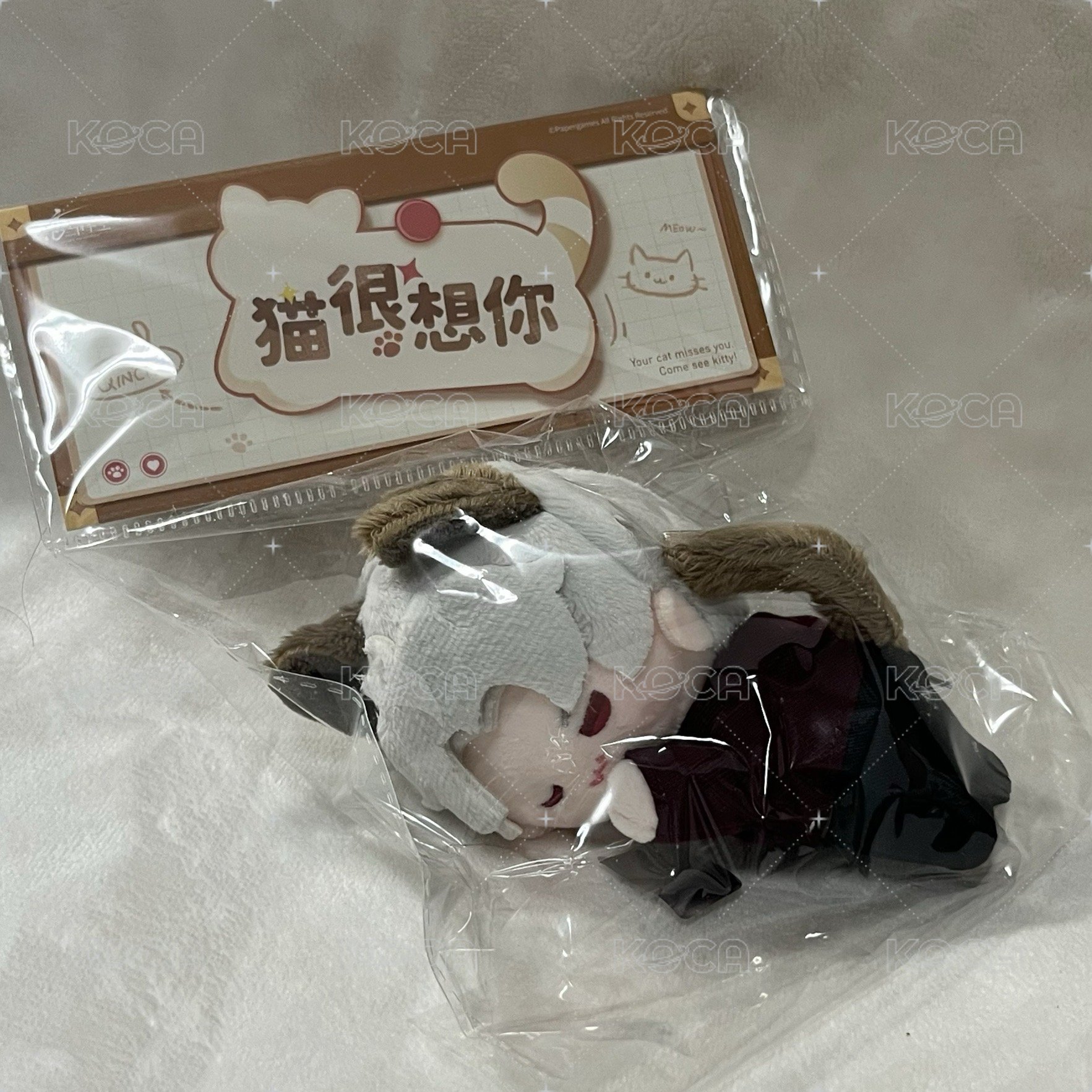 貓很想你玩偶（全新未拆）