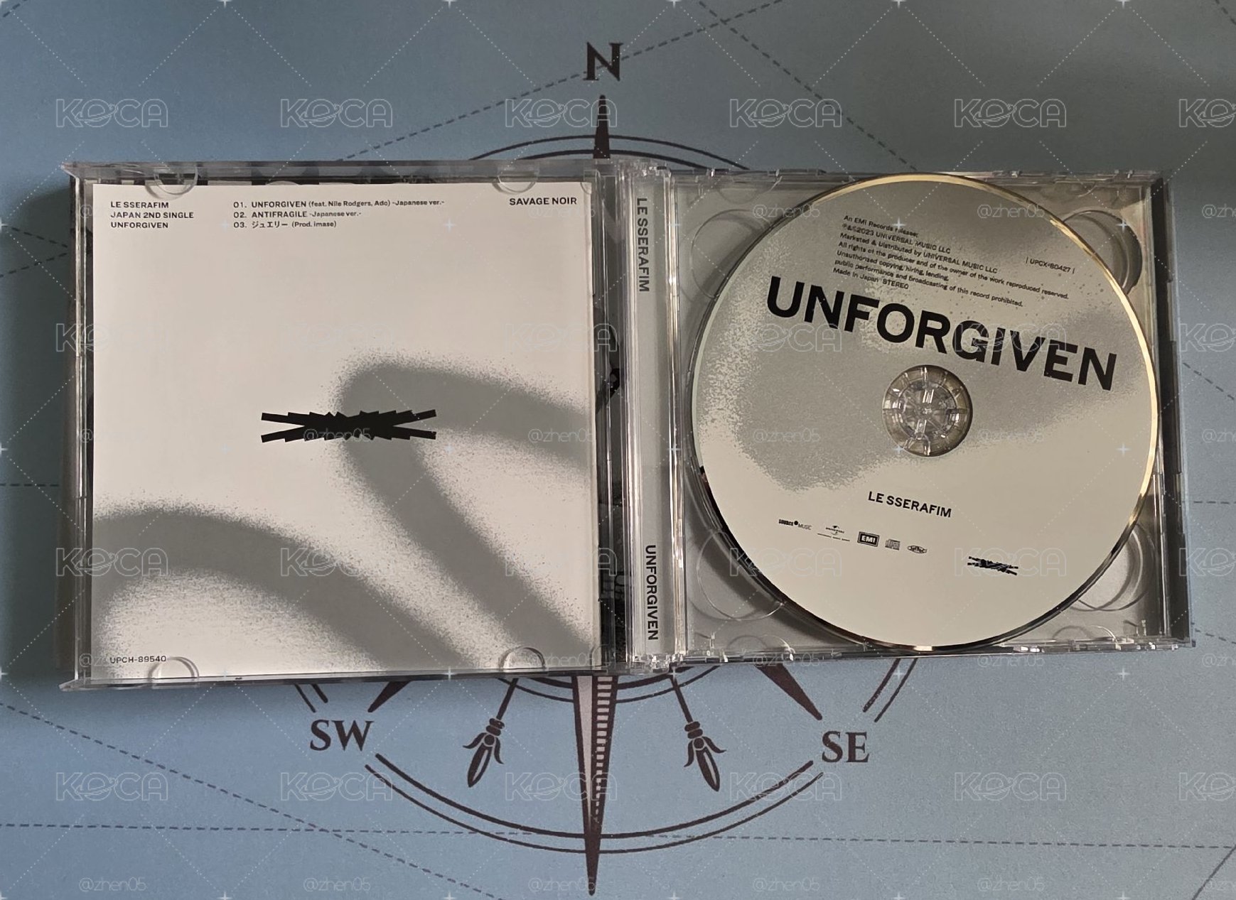 💚UNFORGIVEN JP 專輯 <初回限定盤B> 空專