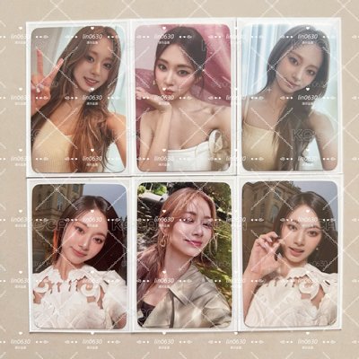 套售 全通路 特典卡 TWICE 子瑜 solo 黑膠卡 幸運卡 aboutzu