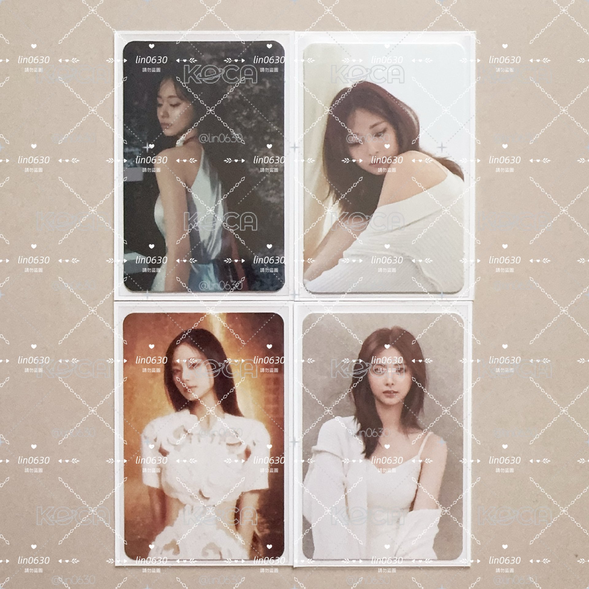套售 全通路 特典卡 TWICE 子瑜 solo 黑膠卡 幸運卡 aboutzu