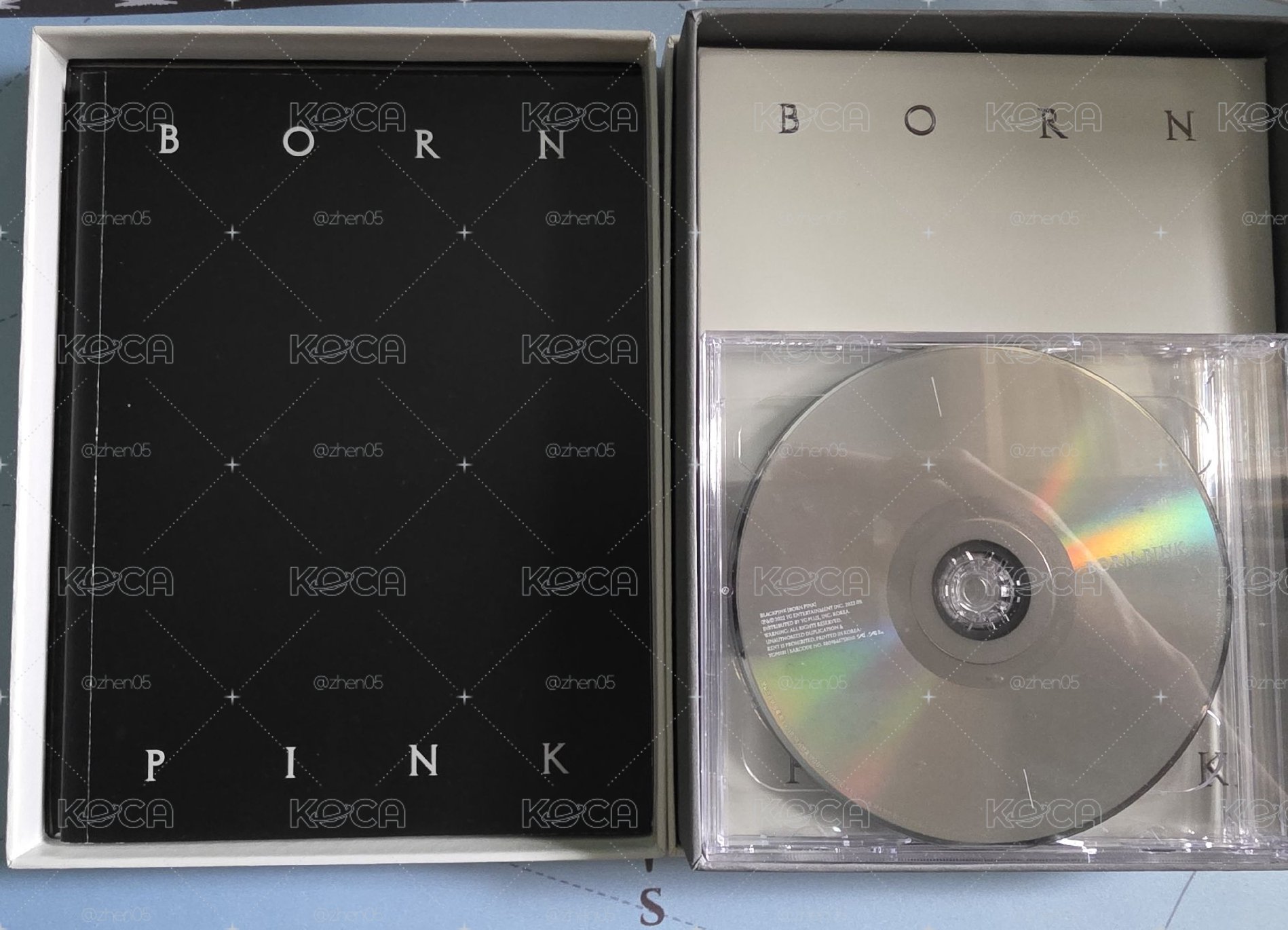 💜BORN PINK 專輯 灰版 空專