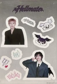 Hellmate 初回限定B盤 專輯卡 貼紙