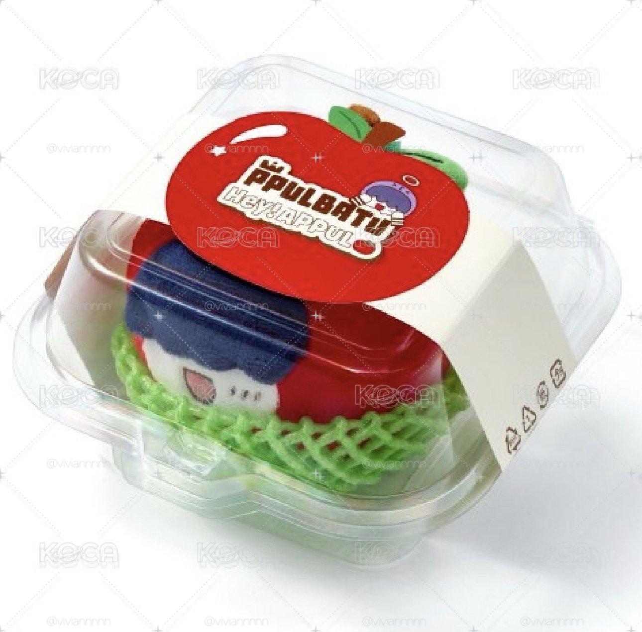 APPUL 蘋果壓力球 哼呀寧 贈小蘋果扣環*2