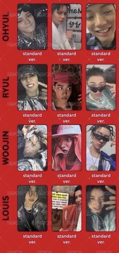 迷你一 standard ver. 專輯卡