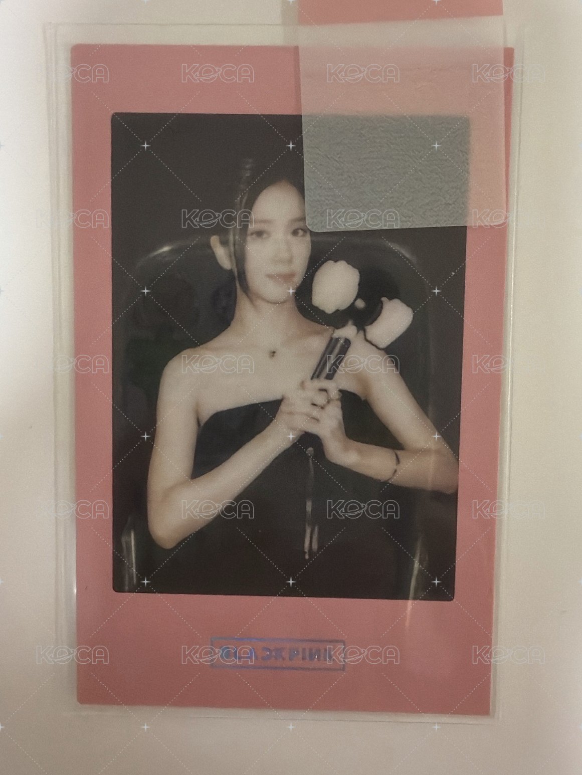 Jisoo 周邊卡 三代手燈卡