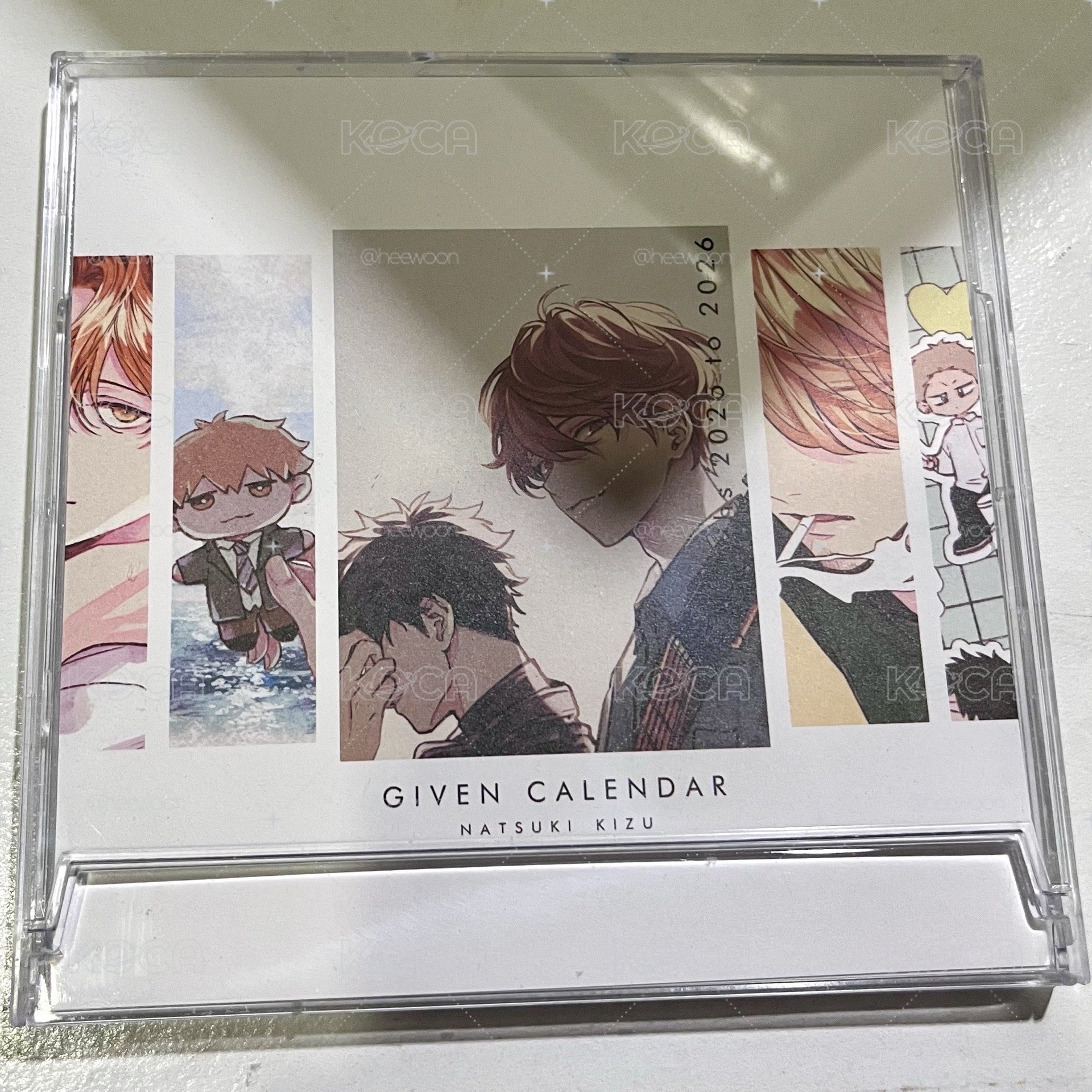 GIVEN 2025日曆