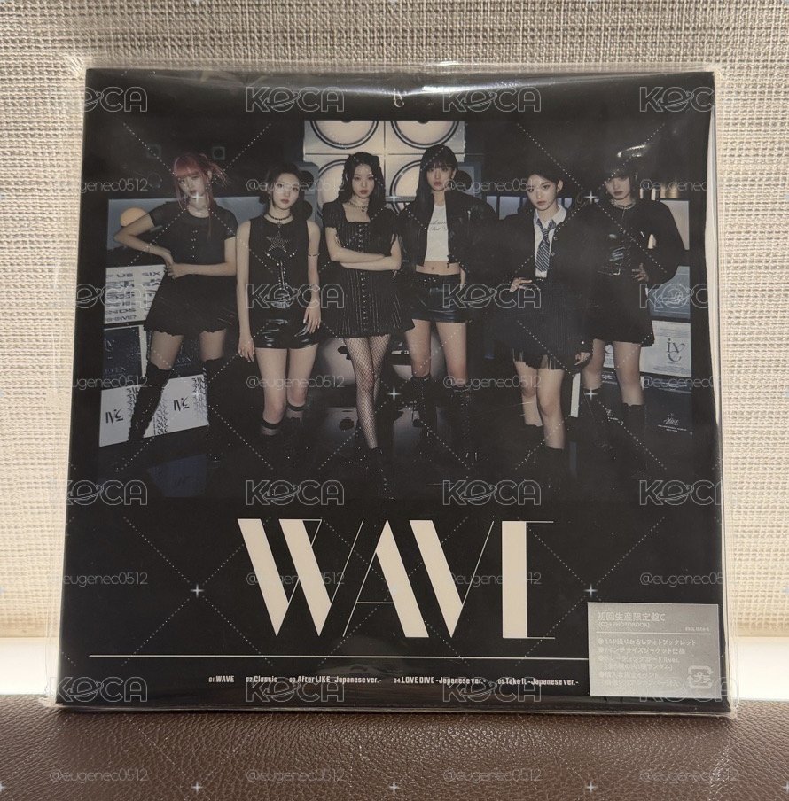 IVE 首張日專 WAVE 初回C盤