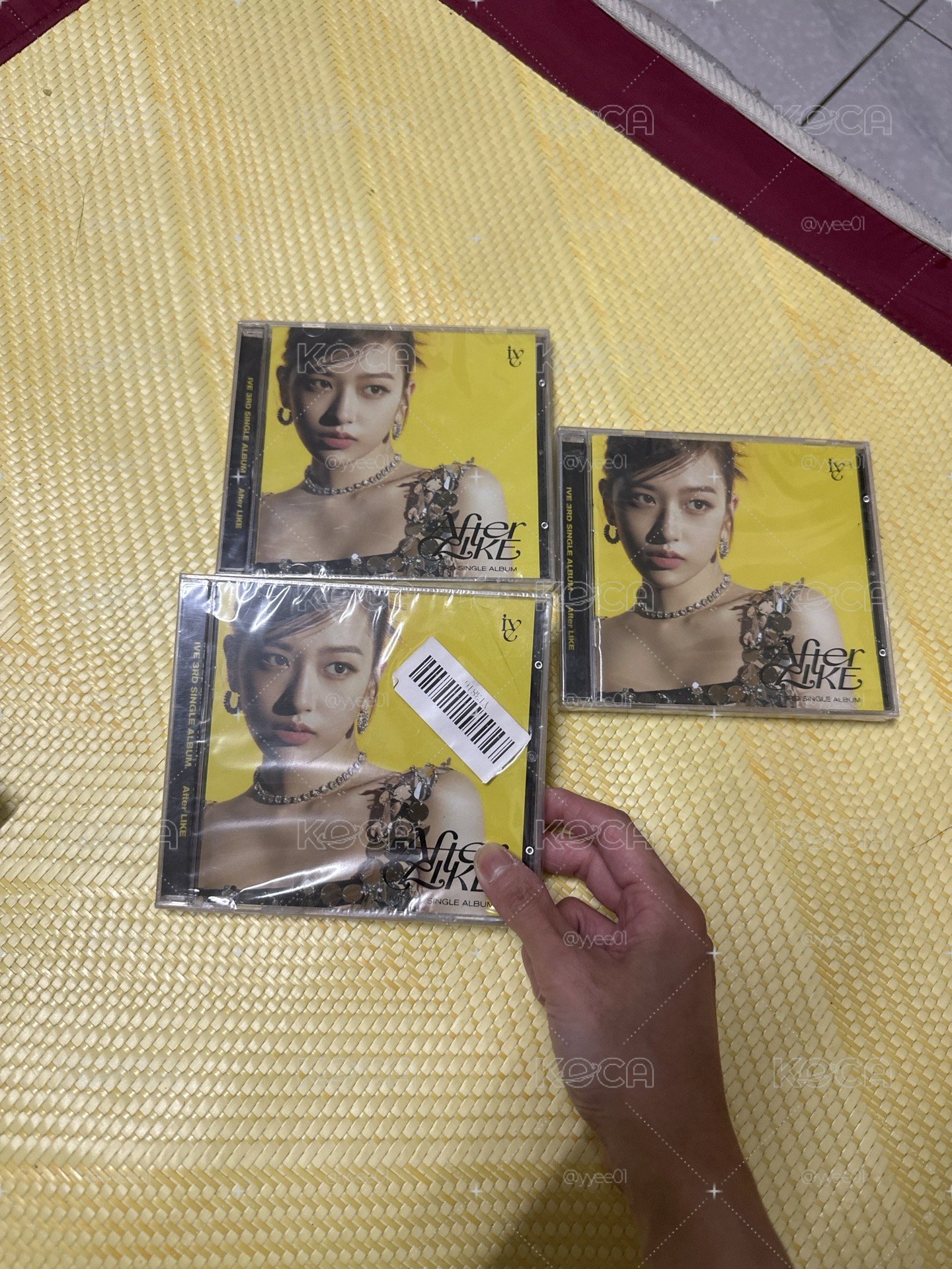 IVE after like俞真單封全新未拆