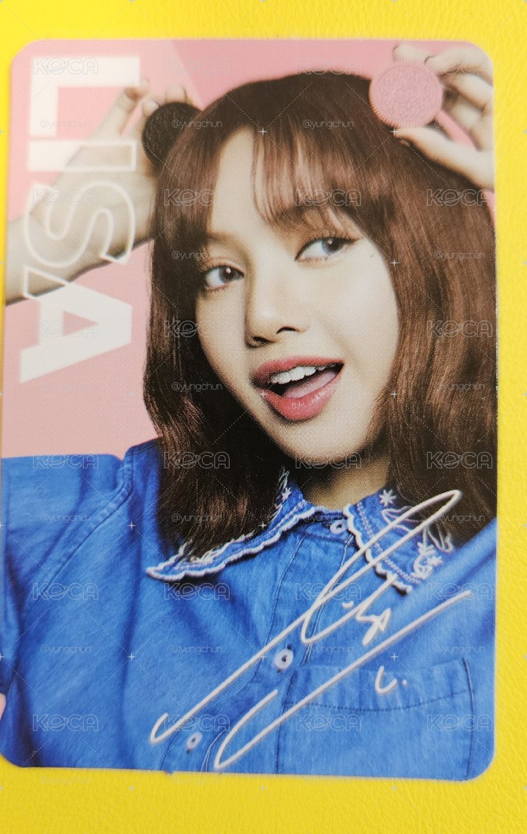 Lisa oreo聯名小卡