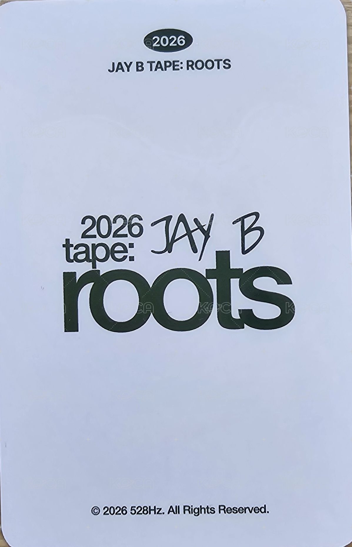 2026tape:roots wm 卡套組 小卡組 周邊卡  背面